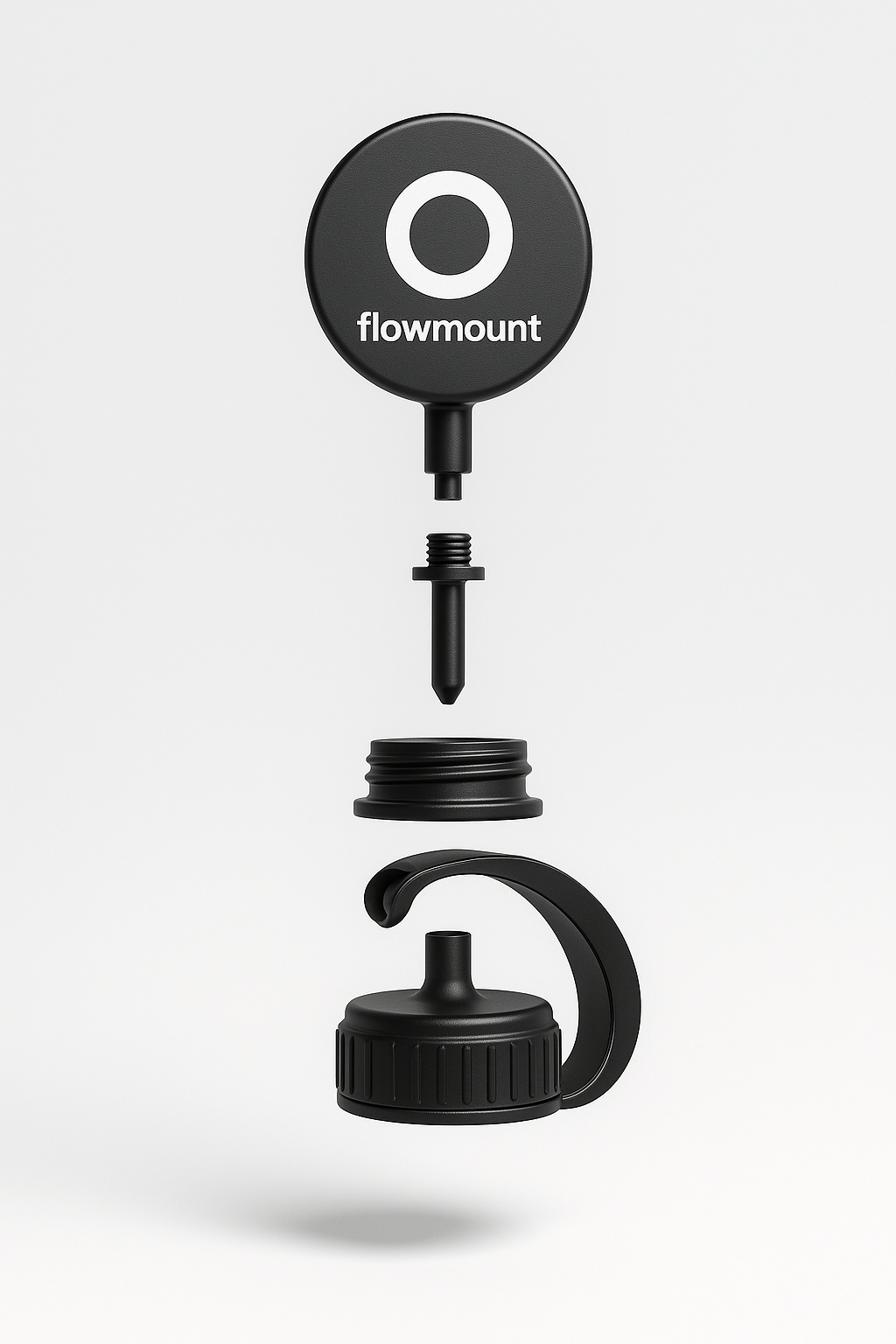 FlowMount Mini™ — Magnetic Bottle-Top Phone Mount